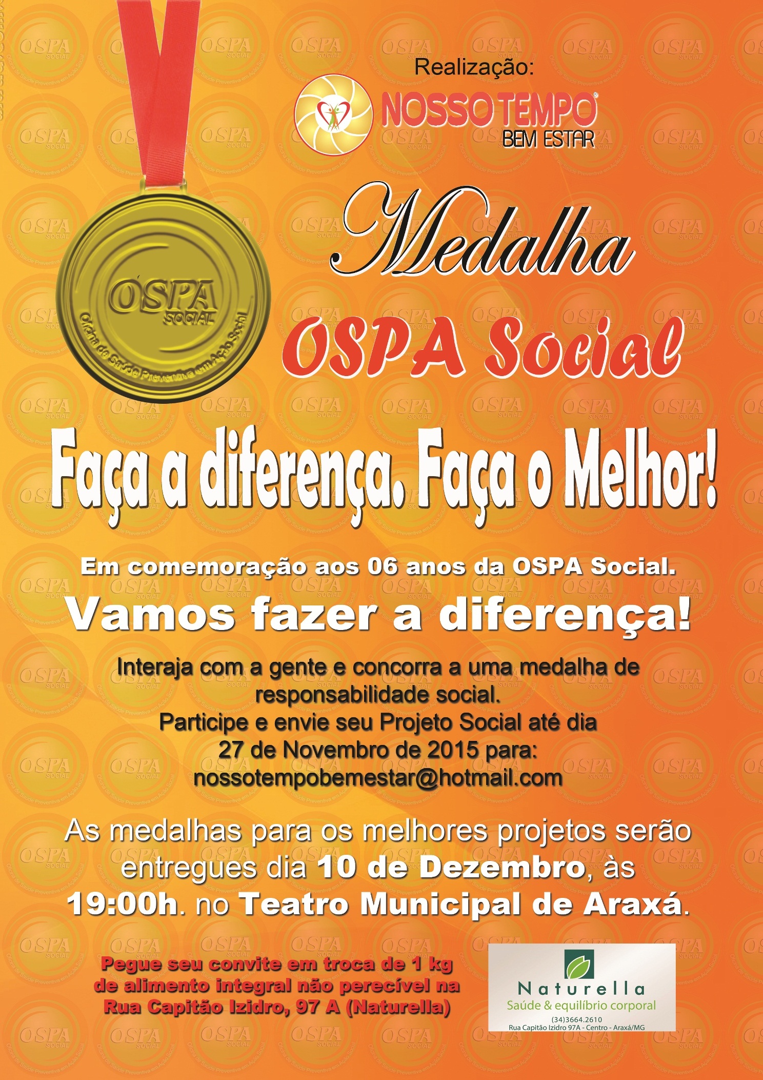 Medalha OSPA Social 2